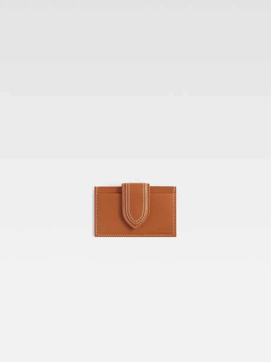 

Флип-держатель для карт Порт-карт Бамбино Jacquemus, светло-коричневый