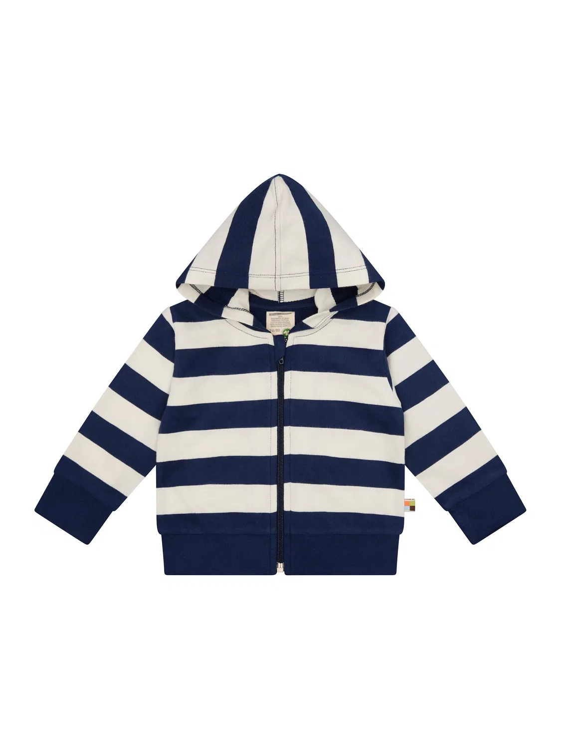 Толстовка на молнии 'Sweatjacke mit Blockstreifen' Loud + Proud, Ultramarine Blue