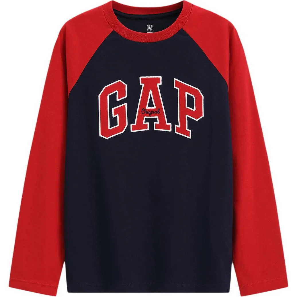 Футболка для детей с круглым вырезом GAP, желтый — фото 4