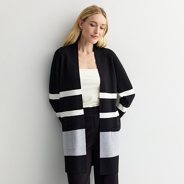

Женский свитер-кардиган Nine West, Grey White Black