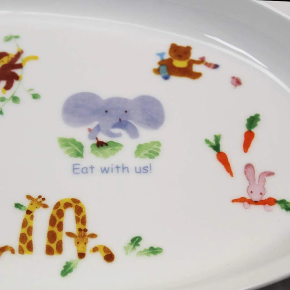 Детская тарелка «Let's All Eat Together!» 28 см, от NARUMI — фото 3