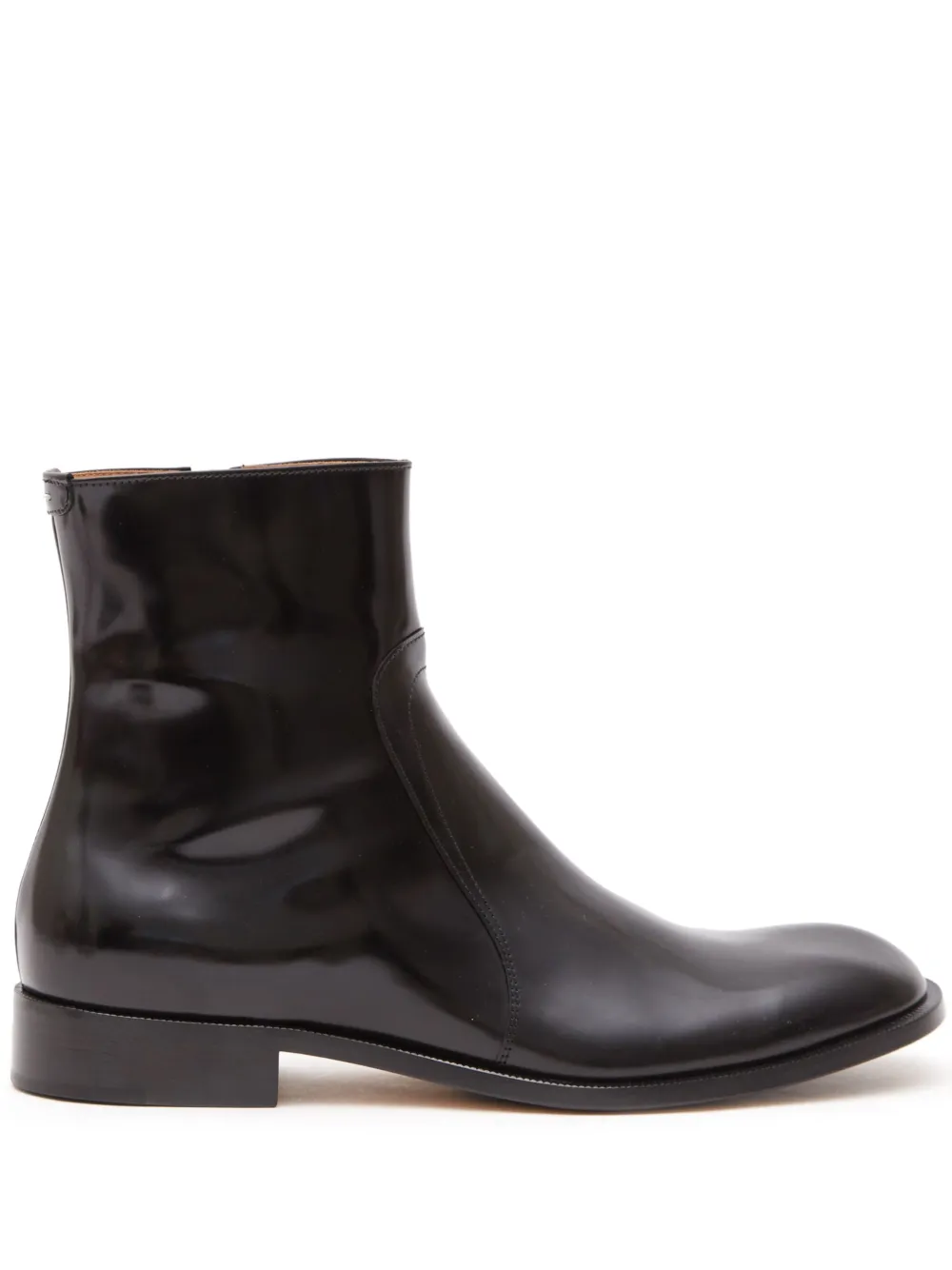 

Кожаные ботинки MAISON MARGIELA, черный