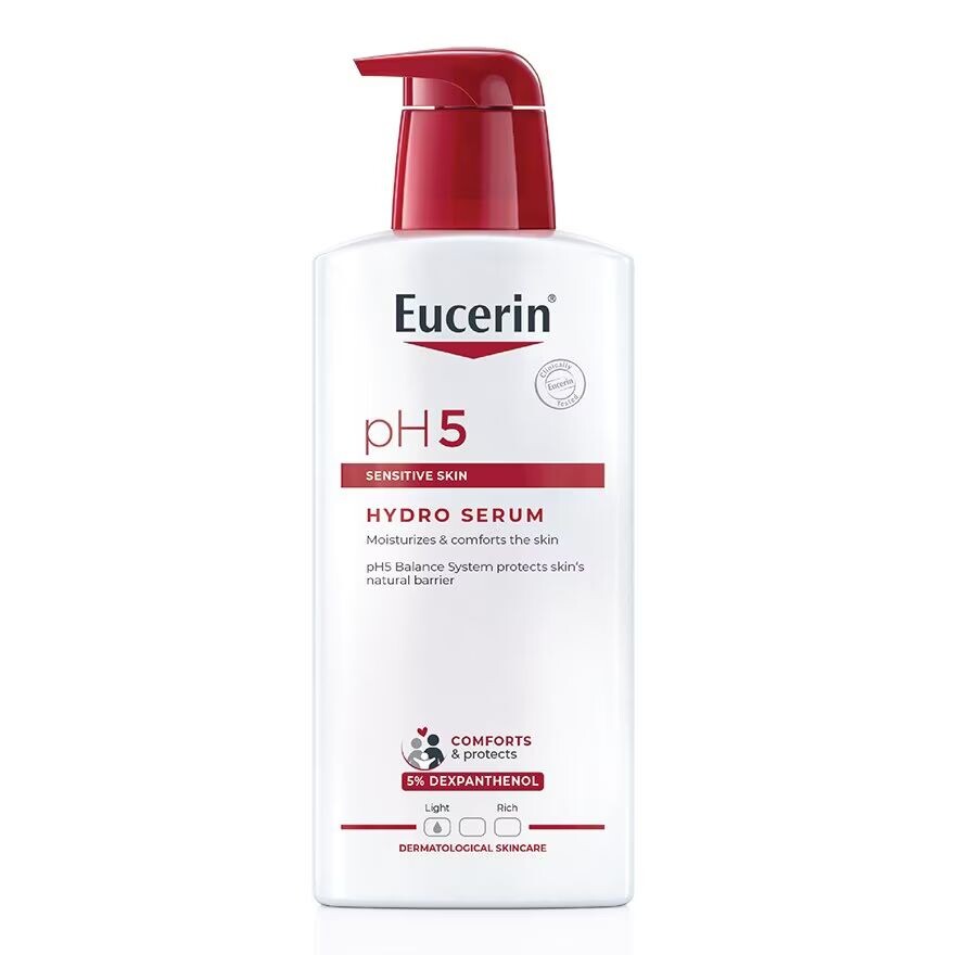 

Eucerin Гидросыворотка для чувствительной кожи Ph5 400 мл. Защитите комфорт чувствительной кожи, white