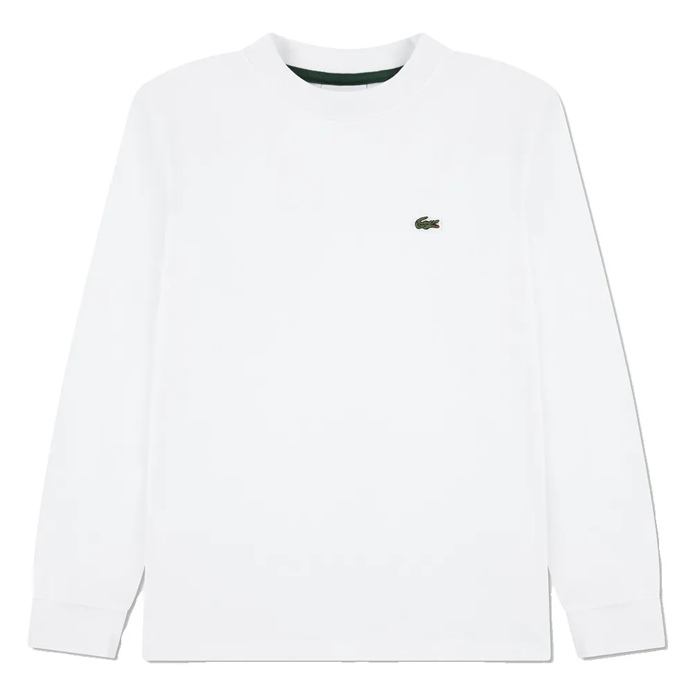 Детская футболка с длинным рукавом Lacoste Icon Core Lacoste kids, белый