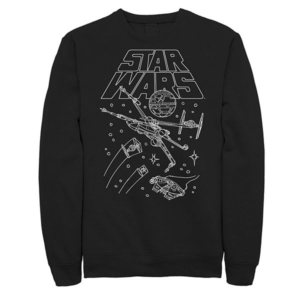 

Толстовка Big & Tall Star Wars Spaceships Licensed Character