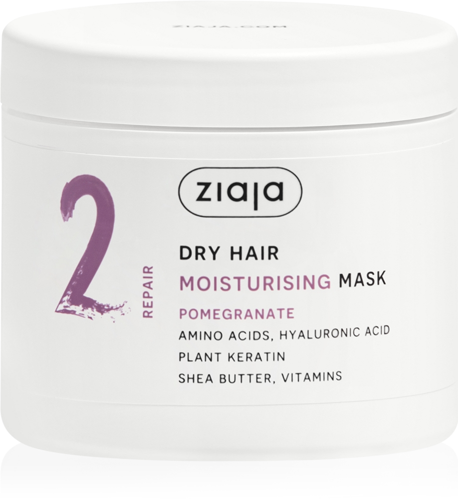 

Увлажняющая маска для волос с гранатом Plant Essentials для сухих волос Ziaja, 350 мл