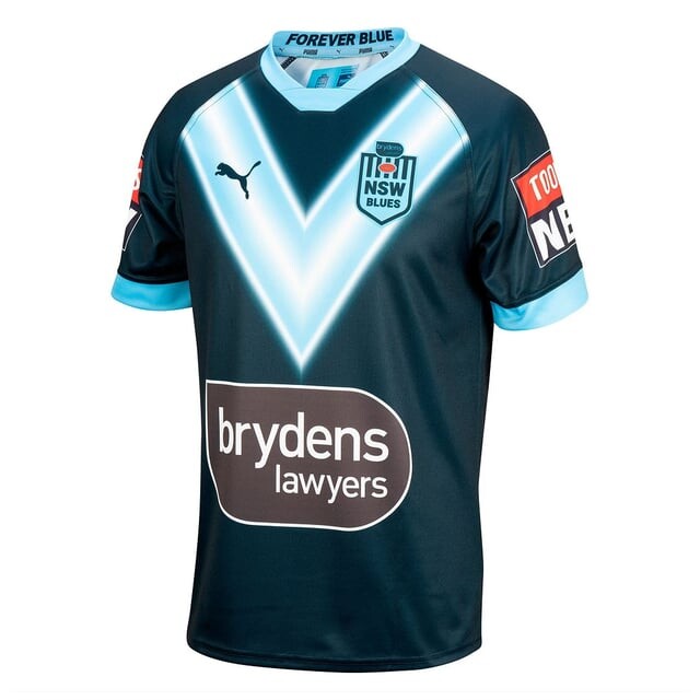 

Мужская футболка с рукавами для регби и джерси NNSW blues Captain's Run 766218 01 Puma, синий
