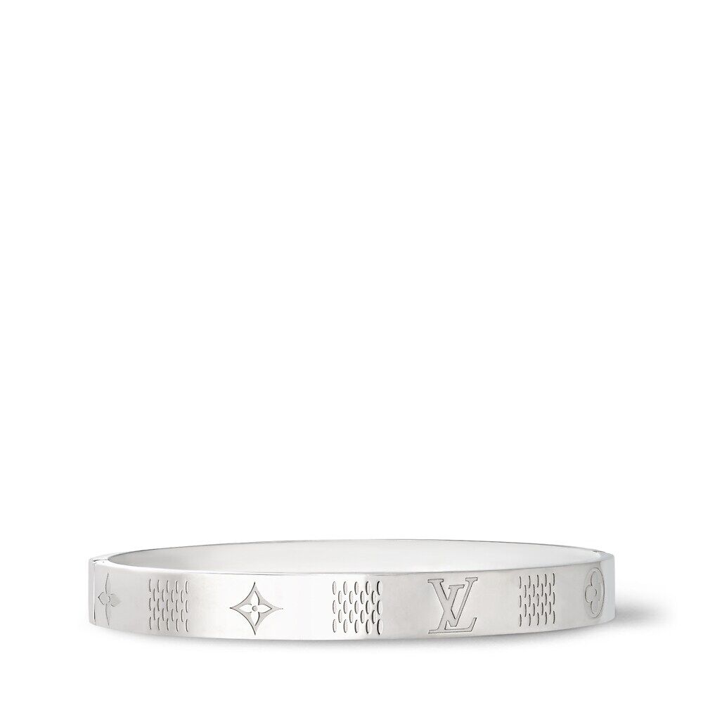 

Браслет Damier Staples Louis Vuitton, серебряный