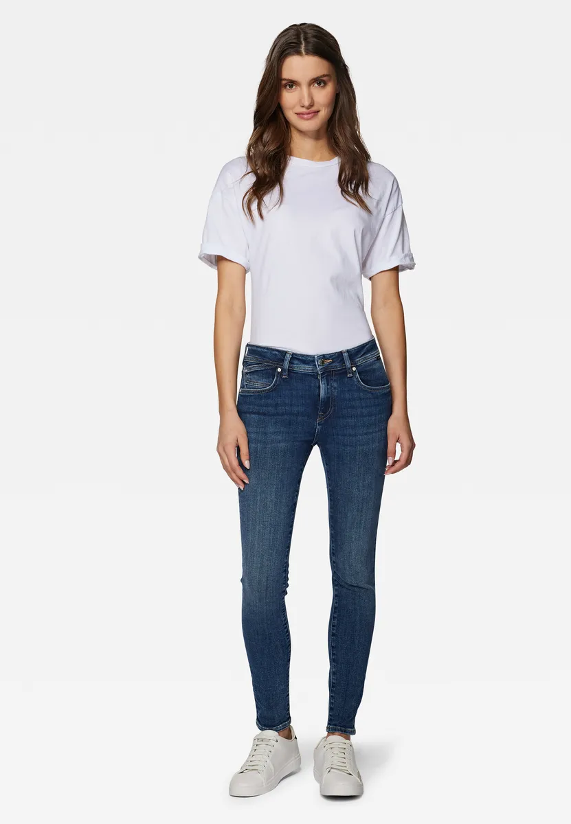 

Джинсы скинни Mavi "ADRIANA", зауженный крой, цвет Dark Brushed Denim