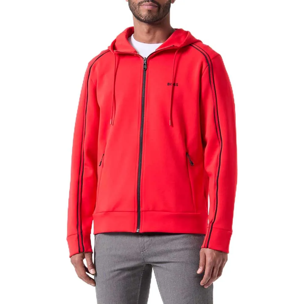 

Толстовка BOSS Saggy 1 full zip, красный