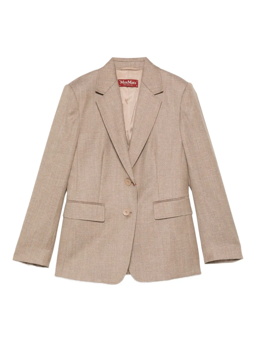 

Блейзер с двумя пуговицами MAX MARA, коричневый