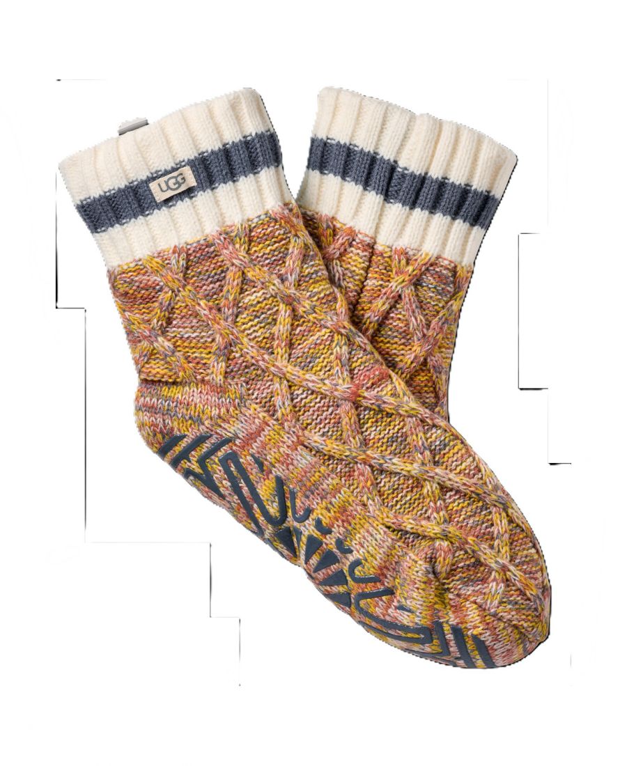 

Женские носки UGG Quarter II с косами на подкладке UGG, Dusk / Dart Melange