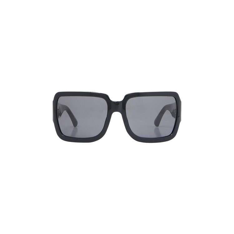 

Солнцезащитные очки Dries Van Noten Linda Farrow Sunglasses, цвет Black/Silver/Grey