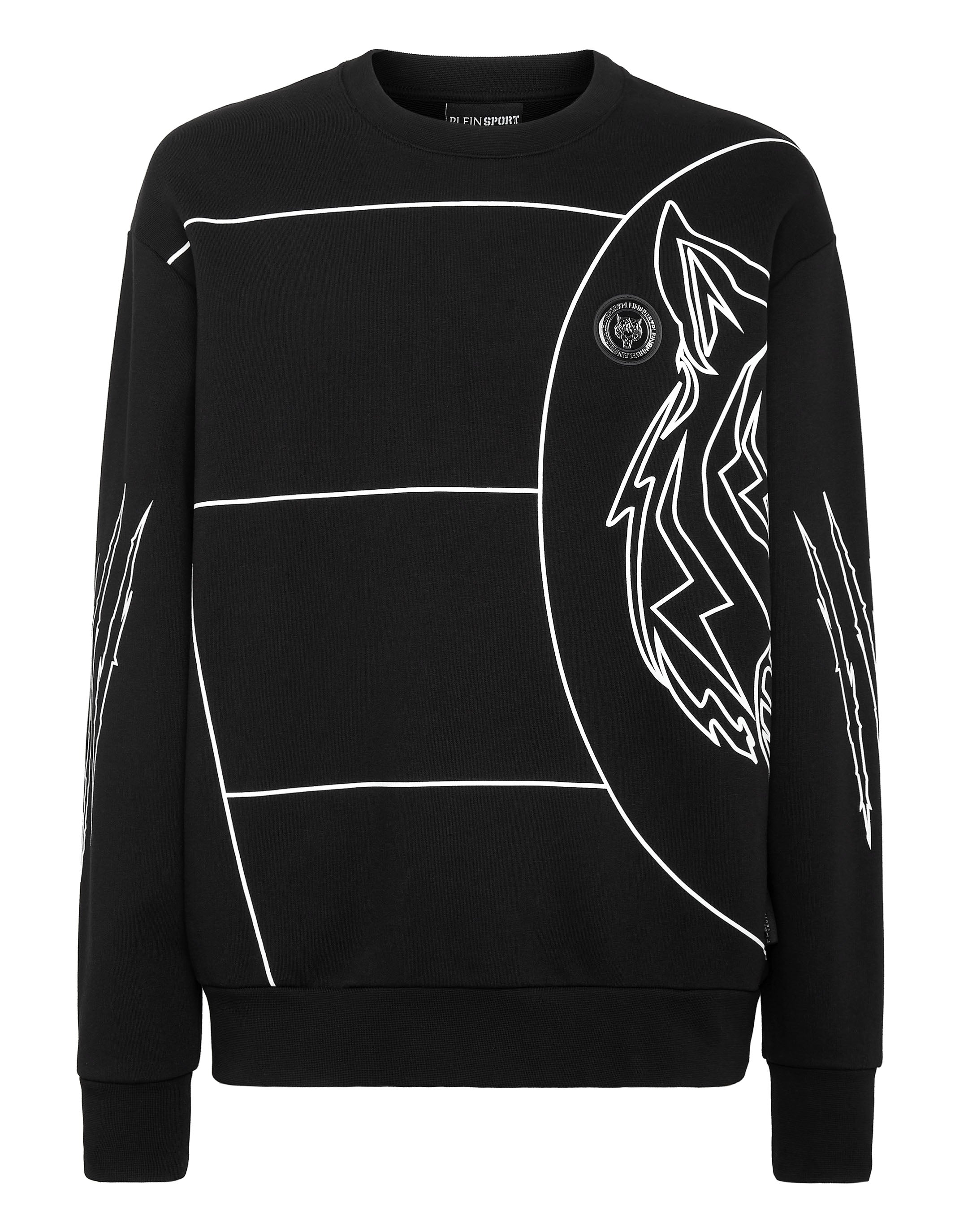 

Толстовка LS Tiger PLEIN SPORT, черный/белый