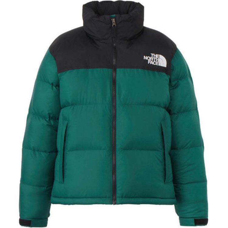 

THE NORTH FACE Женская пуховая куртка Nuptse зеленый черный, Green Black