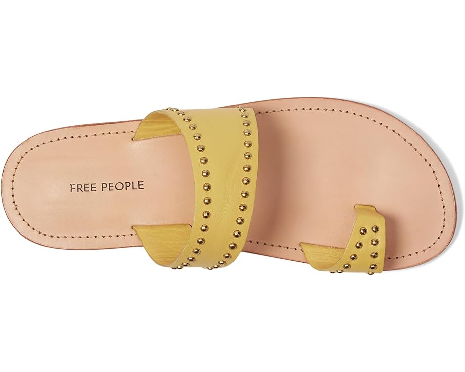 Сандалии Free People Amelie Tiny Stud Sandals, цвет Sun Butter — фото 2