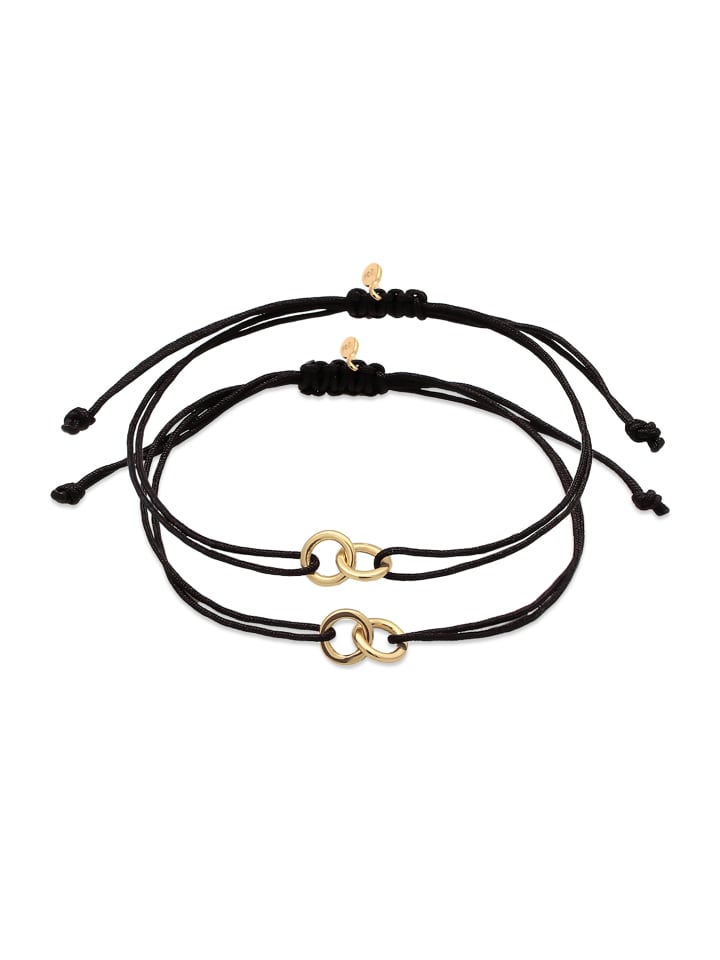 

Elli Браслет из серебра 925 пробы с символом бесконечности и черным кругом