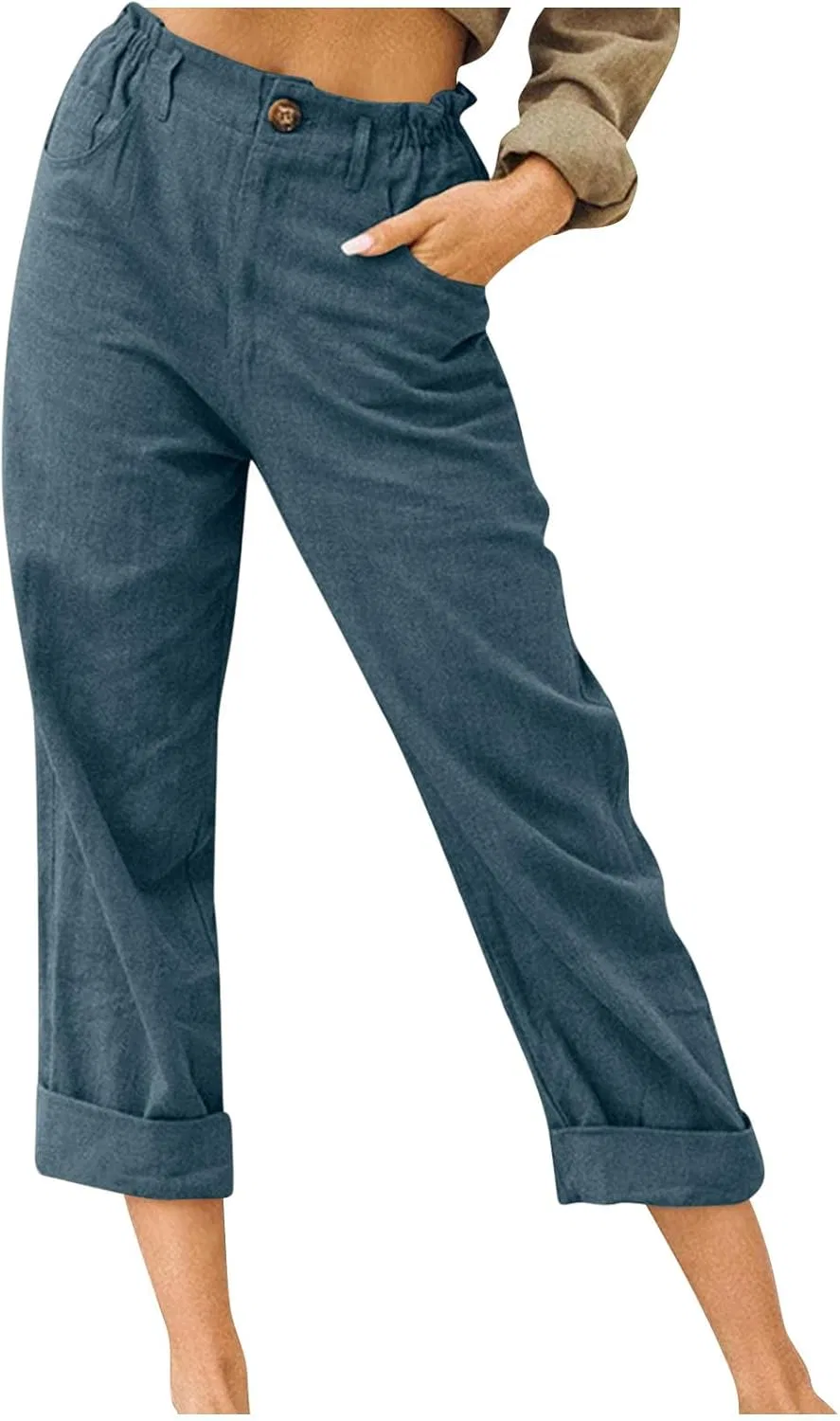 Капри Active, Elastic Waist, A02_navy
