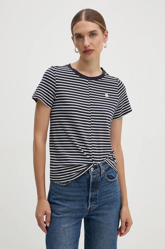 

Хлопковая футболка G-Star, темно-синий