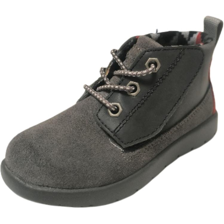 Серые детские ботинки Mid top с устойчивостью к истиранию UGG, серый — фото 3