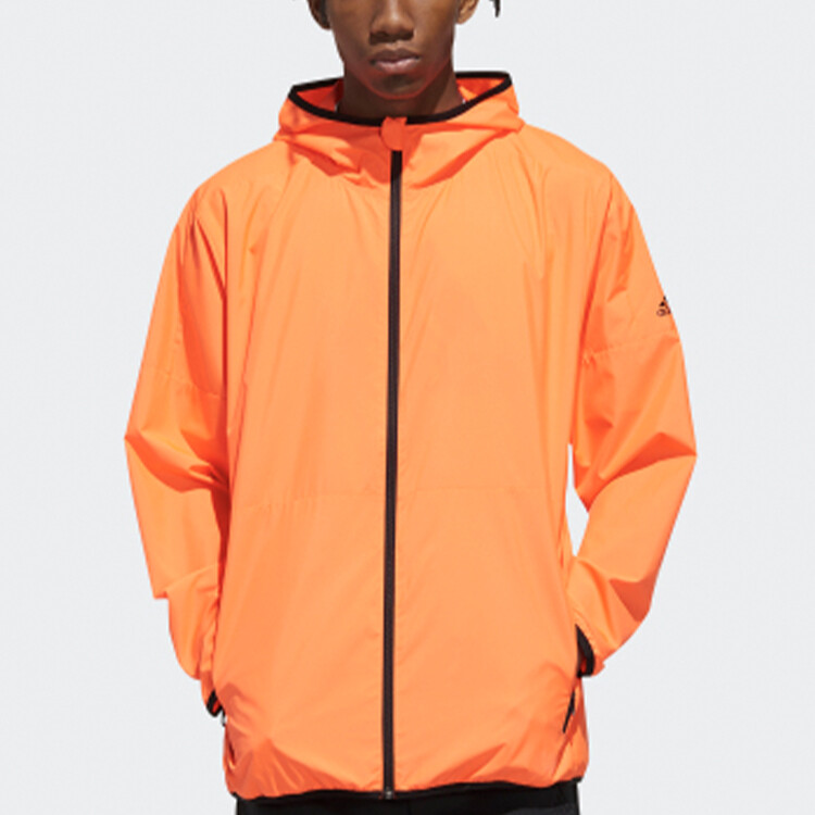 Куртка мужская красная флуоресцентная Adidas, цвет Red fluorescence — фото 3