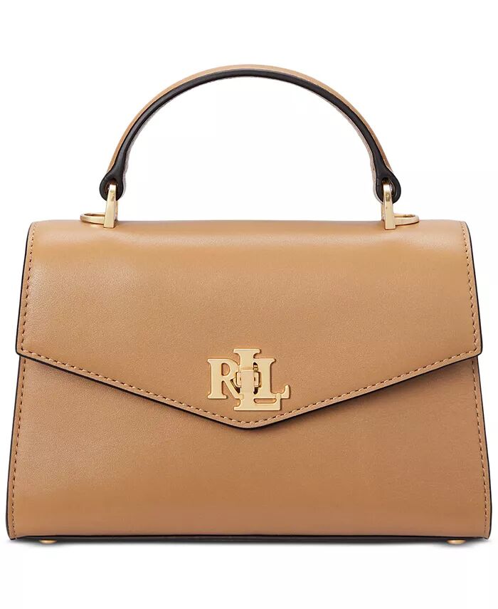 

Кожаная маленькая сумка Farrah Lauren Ralph Lauren, коричневый/бежевый