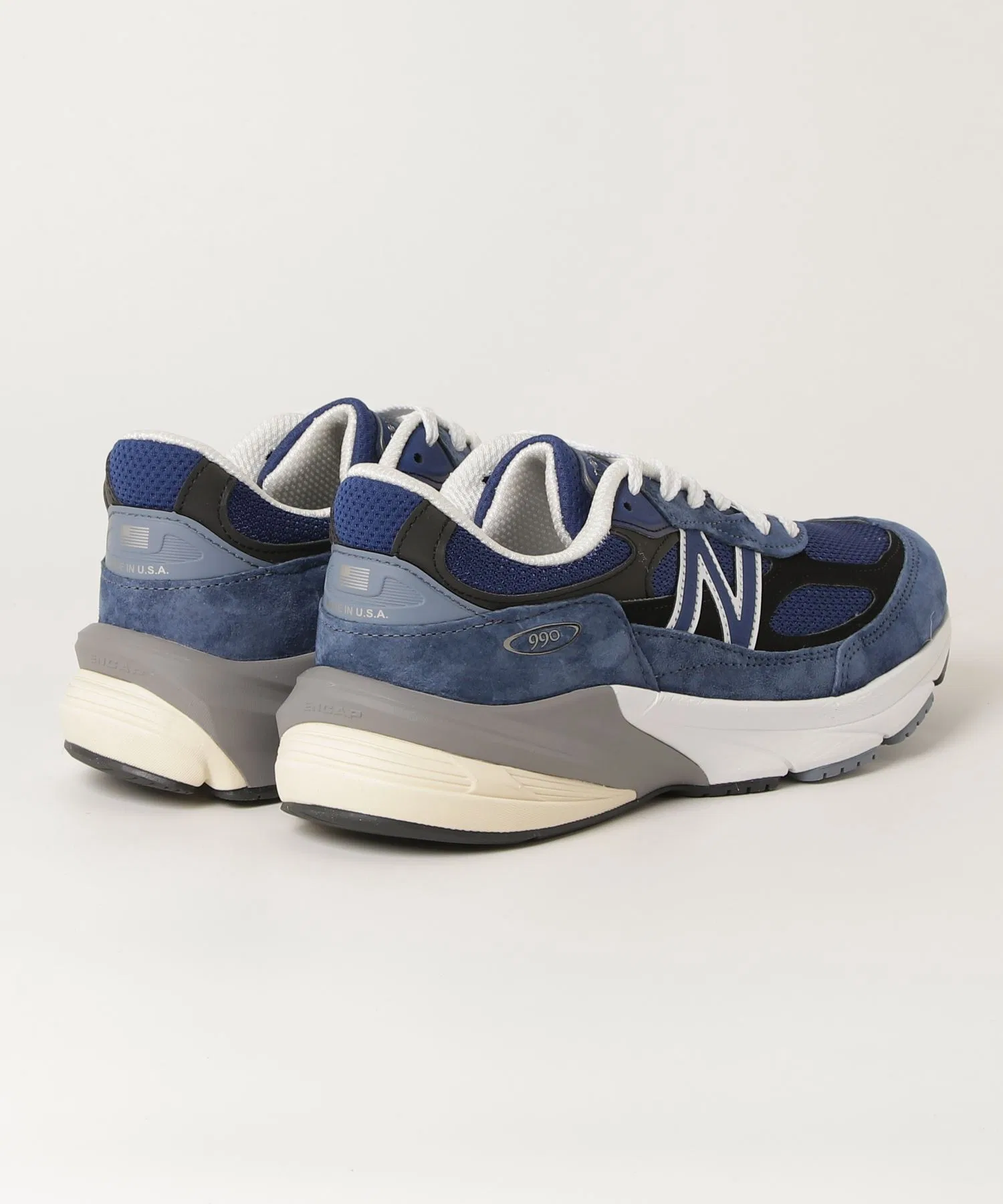 Мужские кроссовки New Balance U990 IA6 тёмно-синие — фото 2
