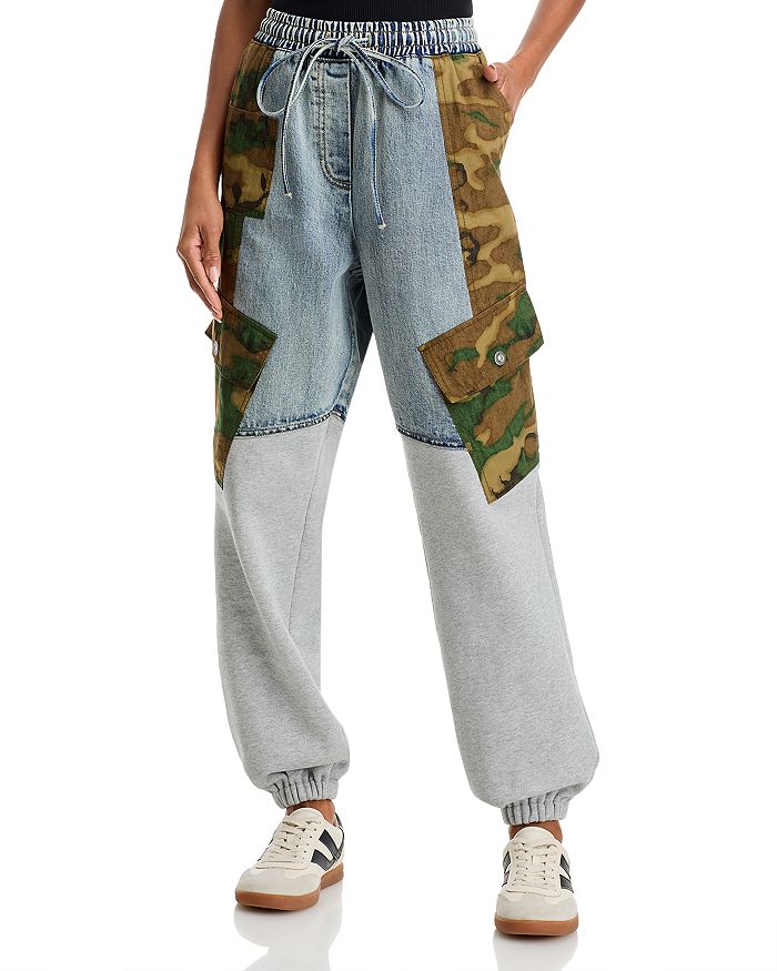 

Лоскутные джоггеры 3.1 Phillip Lim, мультиколор