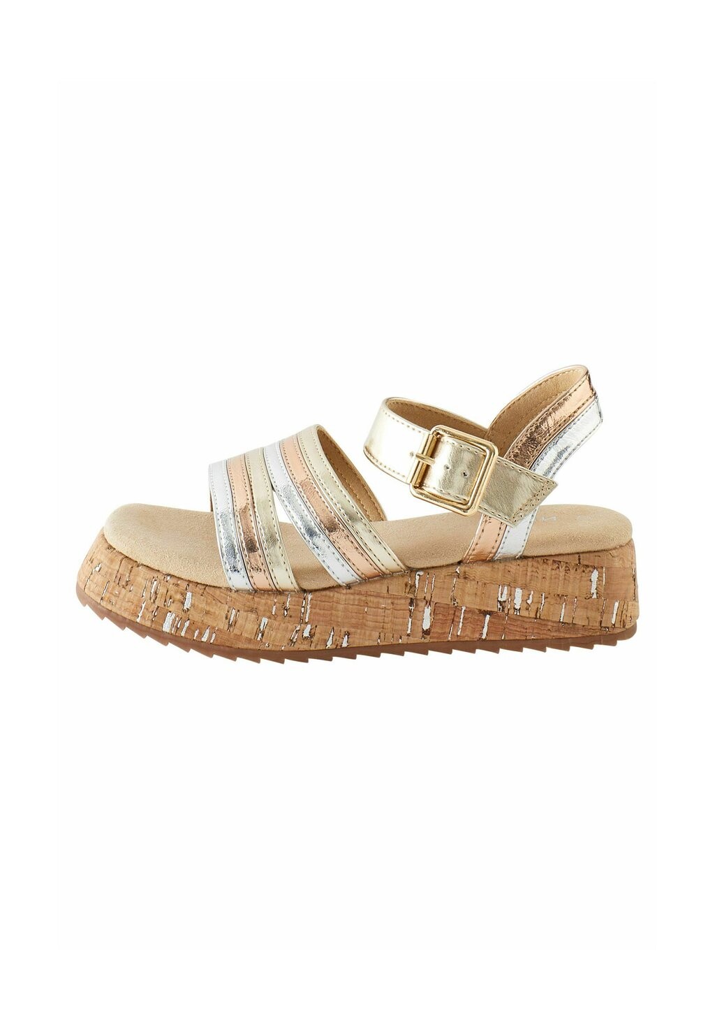 

Трекинговые сандалии REGULAR FIT Next, цвет metallic gold