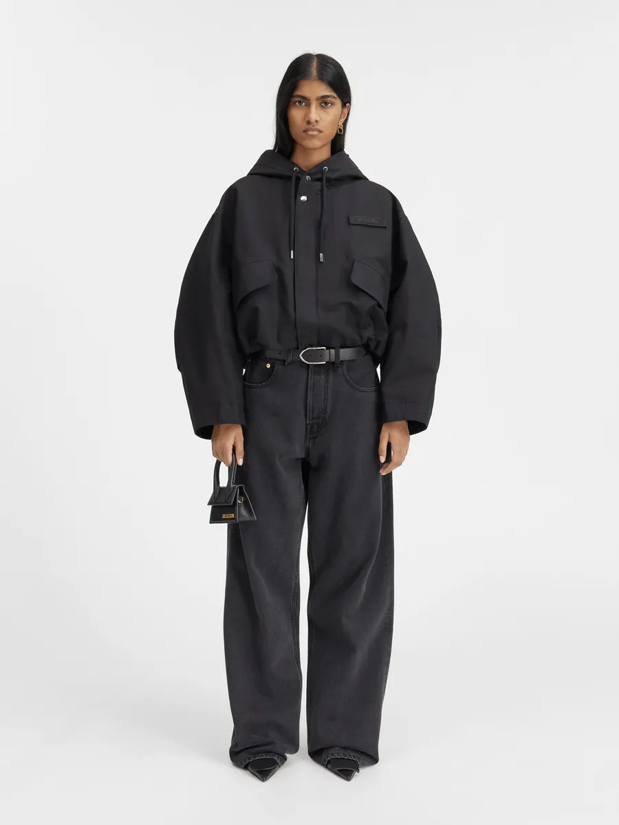 

Укороченная парка Куртка-парка Карако Jacquemus, черный