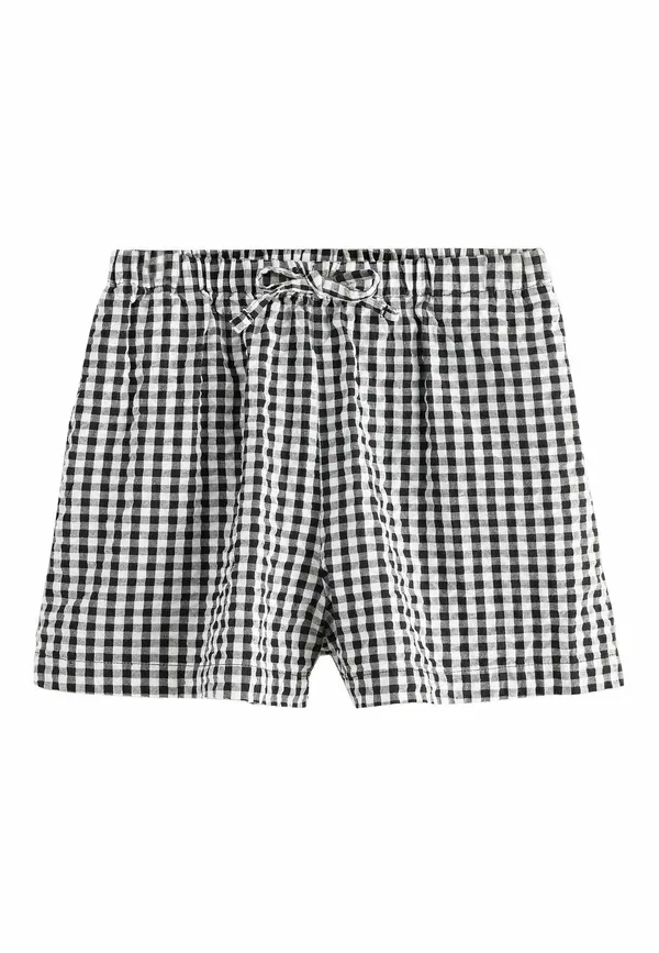 Шорты Regular fit pullon, Next, черно-белая клетка — фото 4