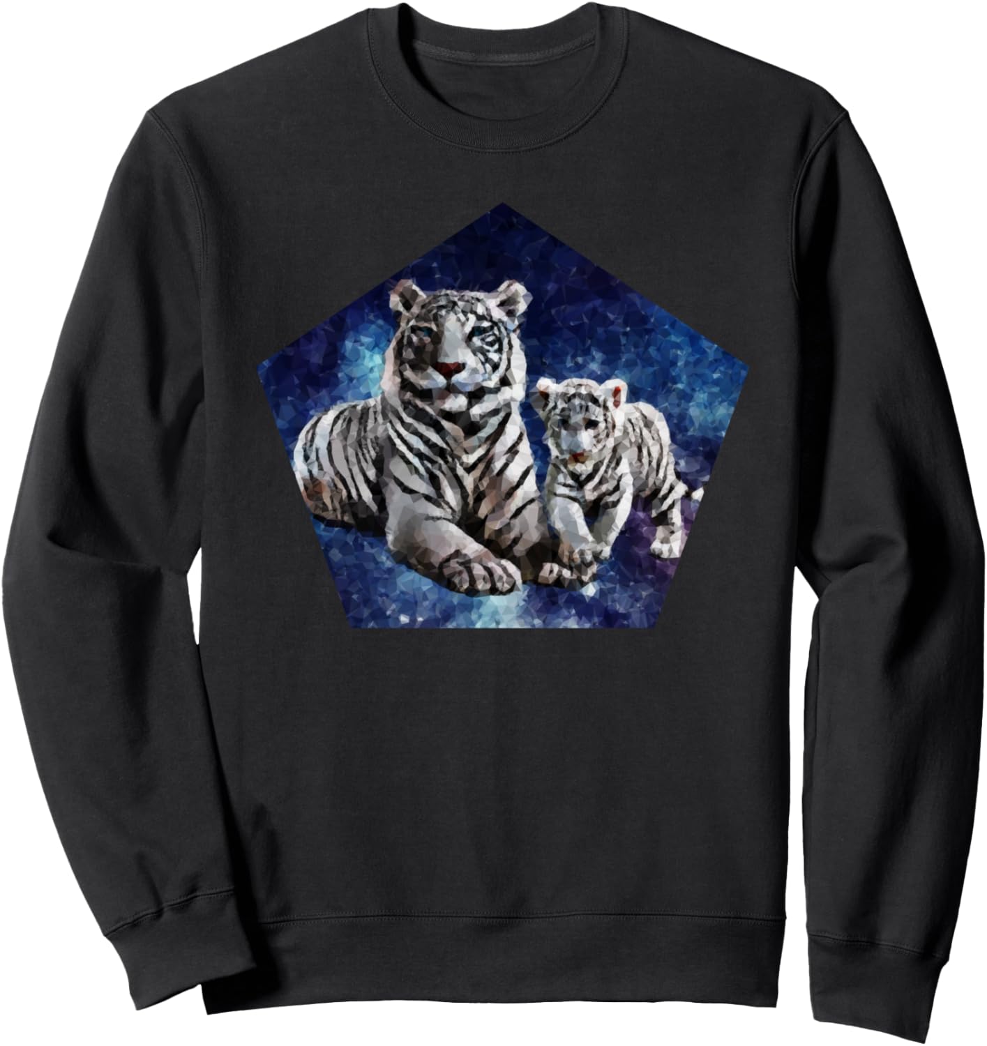 

Толстовка с изображением тигра и крупной кошки Tiger Big Cat Men'S Women'S | Kids Boys Girls Gifts, черный