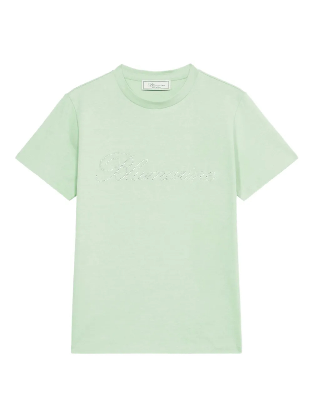 

Футболка, украшенная кристаллами Blumarine, зеленый