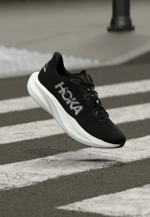 Кроссовки для бега по шоссе mach 7 Hoka, Black/White