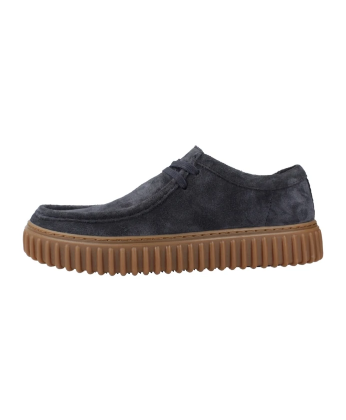 

Стильные мужские ботинки на шнуровке. Clarks, синий