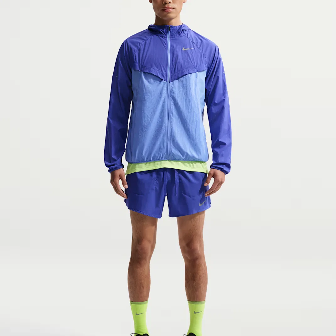 Куртка беговая мужская Stride Repel Uv Nike, Lapis Lazuli/Royal Pulse — фото 3