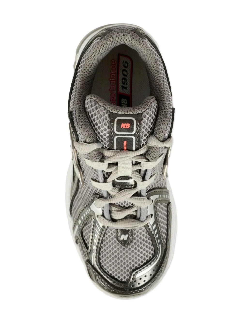 Кроссовки 1906 на шнуровке New Balance Kids, зеленый — фото 4