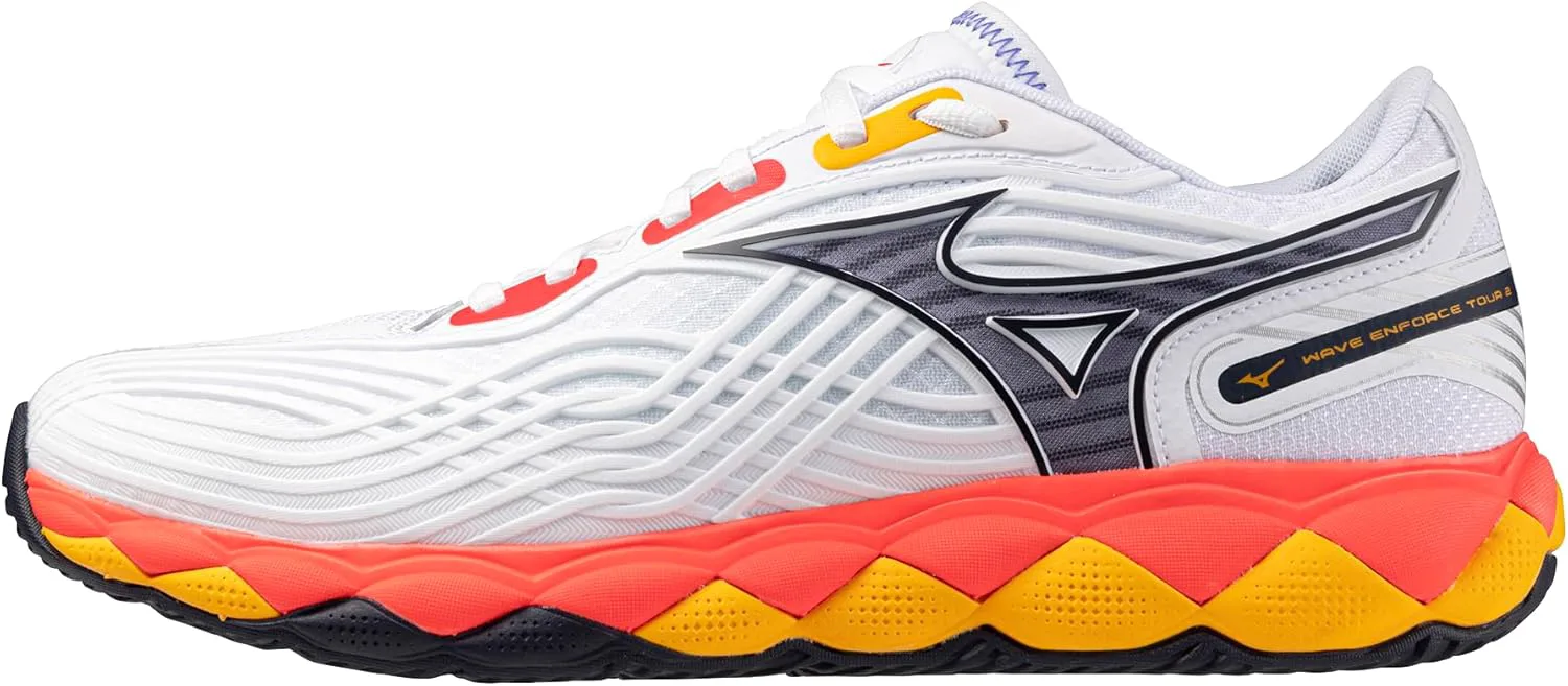 Мужские теннисные кроссовки Mizuno Wave Enforce Tour 2 AC, белый/синий