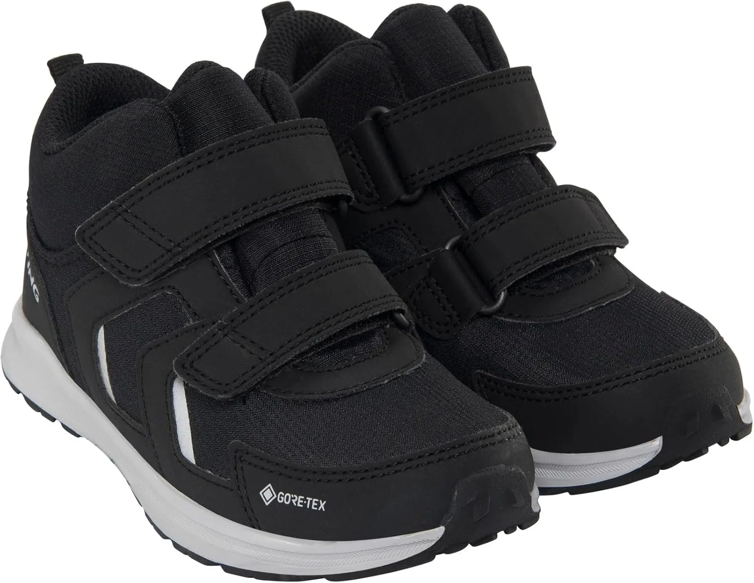 Детские игровые кроссовки Viking Unisex Game Mid GTX 2v для ходьбы, Black Light Grey — фото 4
