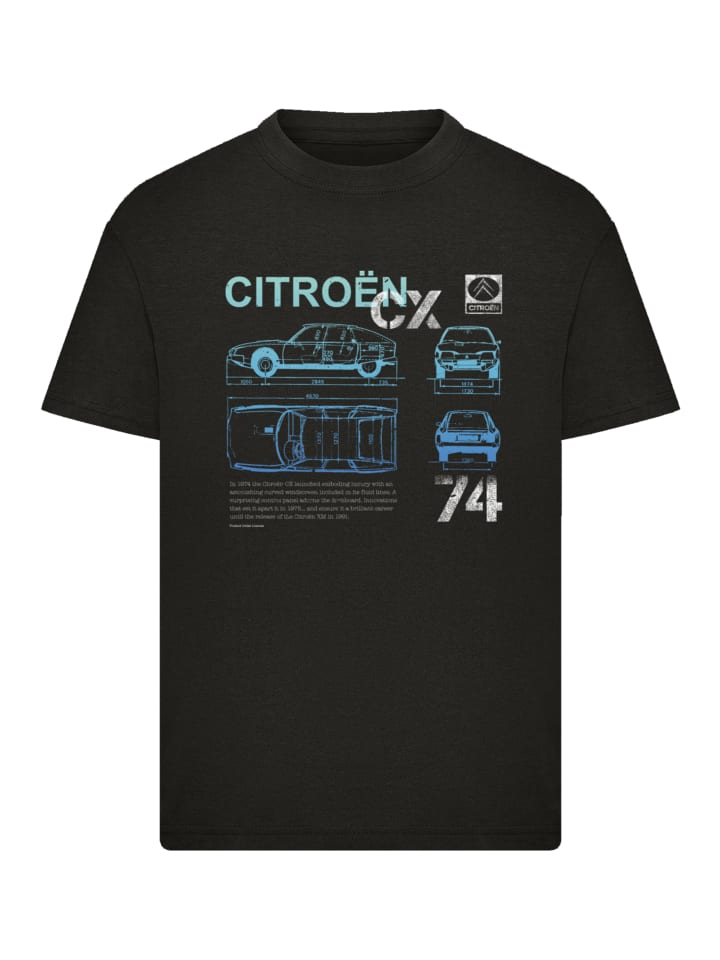 

Футболка Citroën CX 74 Spec Designs черного цвета F4NT4STIC, Черный, Футболка Citroën CX 74 Spec Designs черного цвета F4NT4STIC