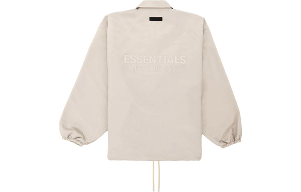 Куртка fw23 coaches jacket 'silver cloud' Fear Of God Essentials, серебряный — фото 3