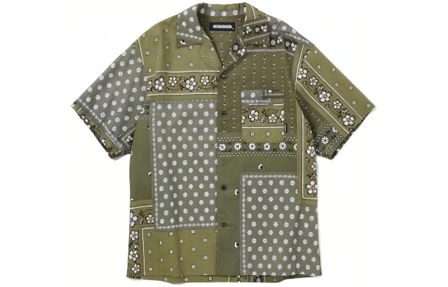 

Бандана короткий рукав рубашка NEIGHBORHOOD, зеленый