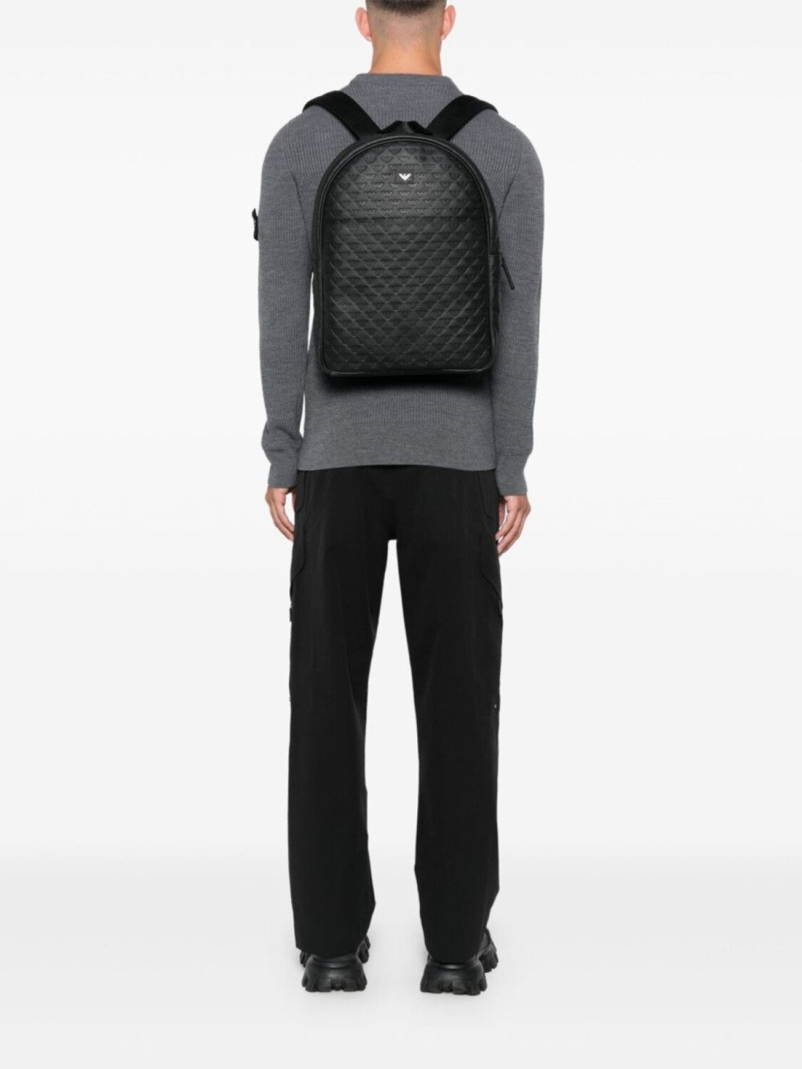 

Emporio Armani рюкзак с логотипом, черный