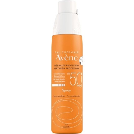 

Avene 3 Milk Sun Spray Protection SPF50+ Водостойкий фотопротектор 200 мл Avène