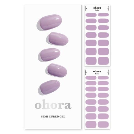 

[T] Полуотвердевшие гелевые полоски для ногтей ohora N Blueberry Jam — работают с любыми лампами для ногтей салонного качества, долговечны, легко наносятся и удаляются — в комплект входят 2 подготовительные подушечки, пилочка для ногтей и деревя...