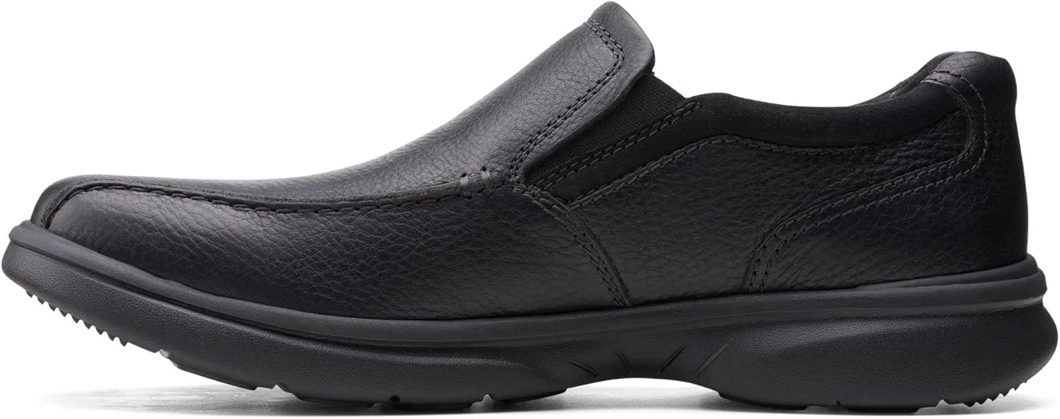 Мужские лоферы Clarks из черной кожи — фото 2