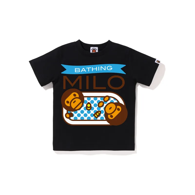 Футболка для детей Crew Neck Moderate A BATHING APE, белый whx — фото 3