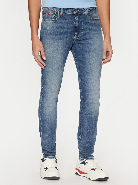

Обтягивающие джинсы Simon DM0DM20548 Tommy Jeans, синий