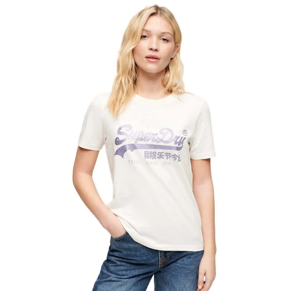 

Футболка Superdry Embellished Vl Graphic, белый