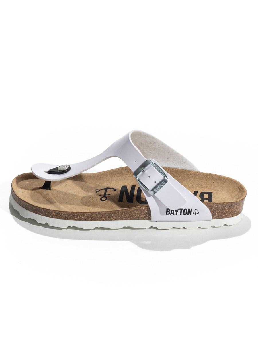 Сандалии с т-образным ремешком Bayton T-Bar Sandals MERCURE, белый